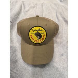 Bass Pro Shops Johnny Morris Hat Men's One Size Adjustable Brown Mesh